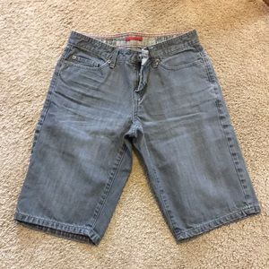 Converse jean shorts